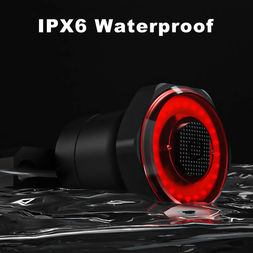 MEROCA Waterproof Bicycle Smart Sensor Brake Taillights WR15