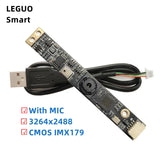 3264*2488 high resolution 8MP Fixedfocus IMX179 Sensor USB