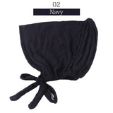 Inner Tie Back Hijab Cap Modal Turban Hat