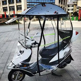 Electric vehicle canopy tricycle fully enclosed windshield rain