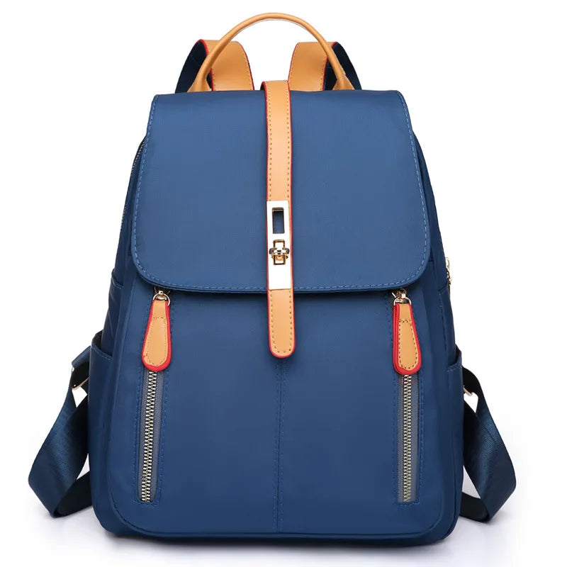 Waterproof Oxford Backpack for Women Antitheft School Bag