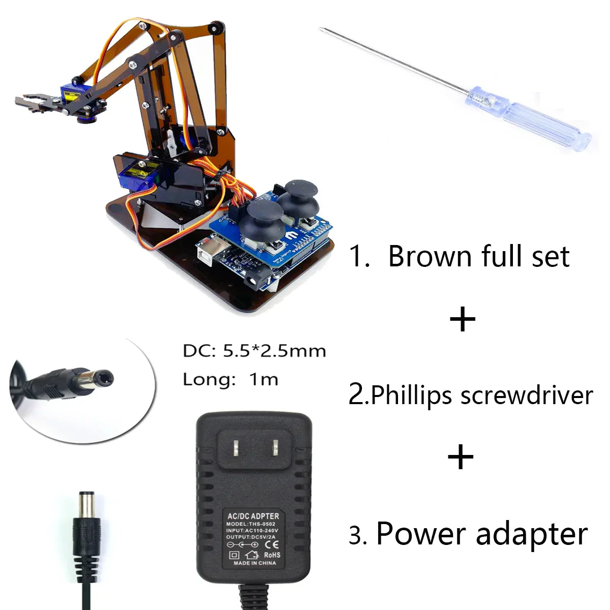 Robotic Arm Plank 4 DOF Robot Manipulator Claw