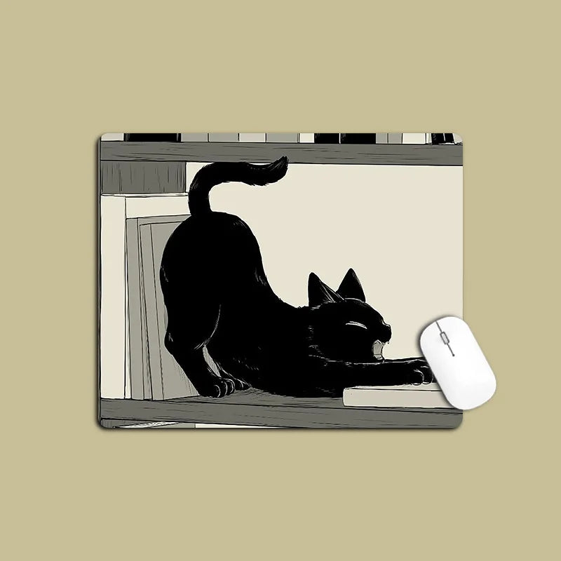 Mouse Mat Cat Mause Pad Cute Cartoon Gaming