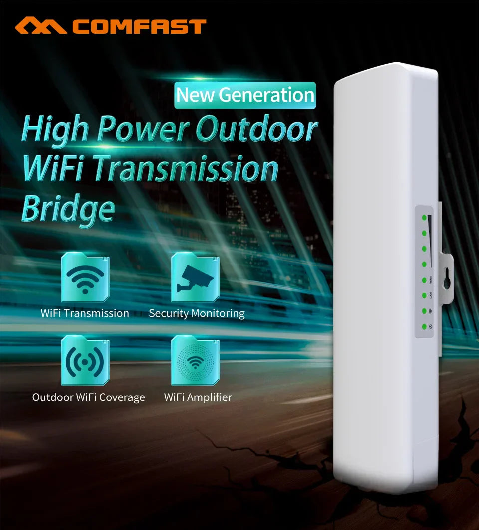 2-5km Outdoor High Power Weatherproof CPE/Wifi Extender/Access Point/Router/2.4G