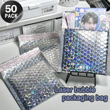 50 Holographic Mailers Material Pe + Pearl Film