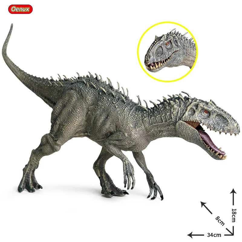Oenux New 34x8x18cm Jurassic Indominus Rex Action Figures