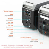 1000W Portable Power Station,Camping 1024Wh Backup Lifepo4 Battery,320000mAh