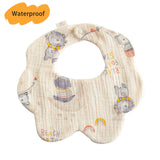 New Thickened 7 Layers Cotton Waterproof Baby Bibs