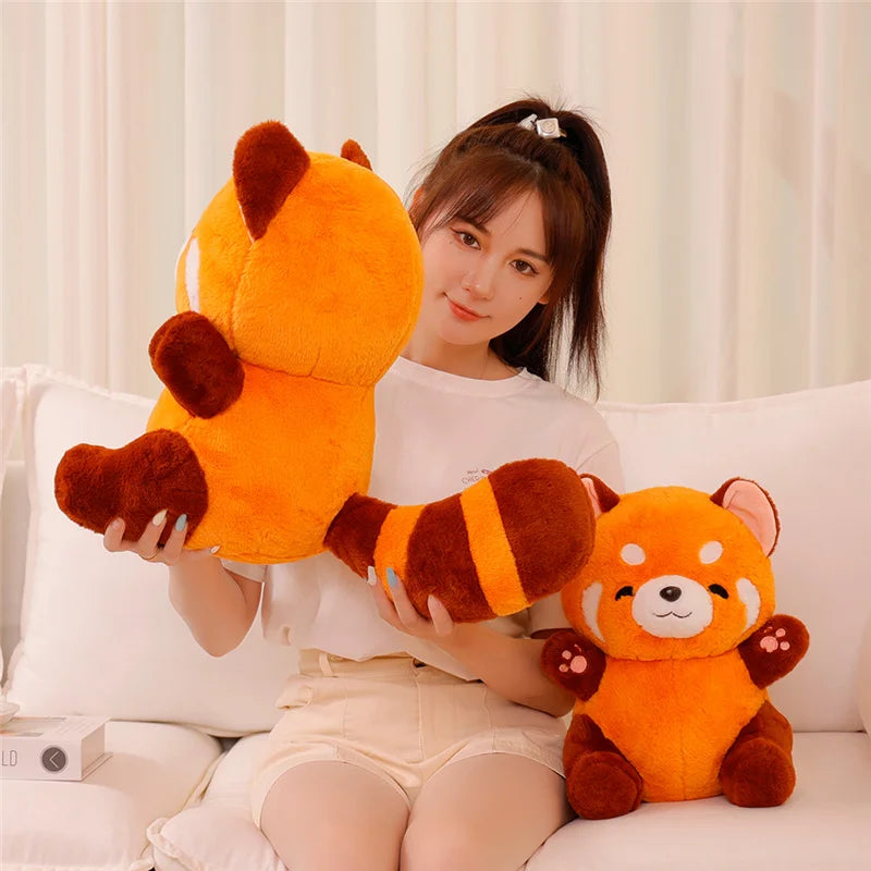 New Stuffed Anime Figure Doll Turned Red Panda