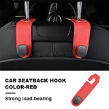 BLALION Car Seat Hook Hanger Hook Flip Leather