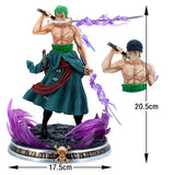 One Piece Figure 21cm Roronoa Zoro Double Headed