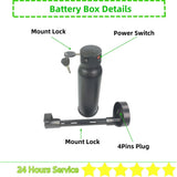 36Volt Water Bottle Dolphin Ebike Battery Box 30