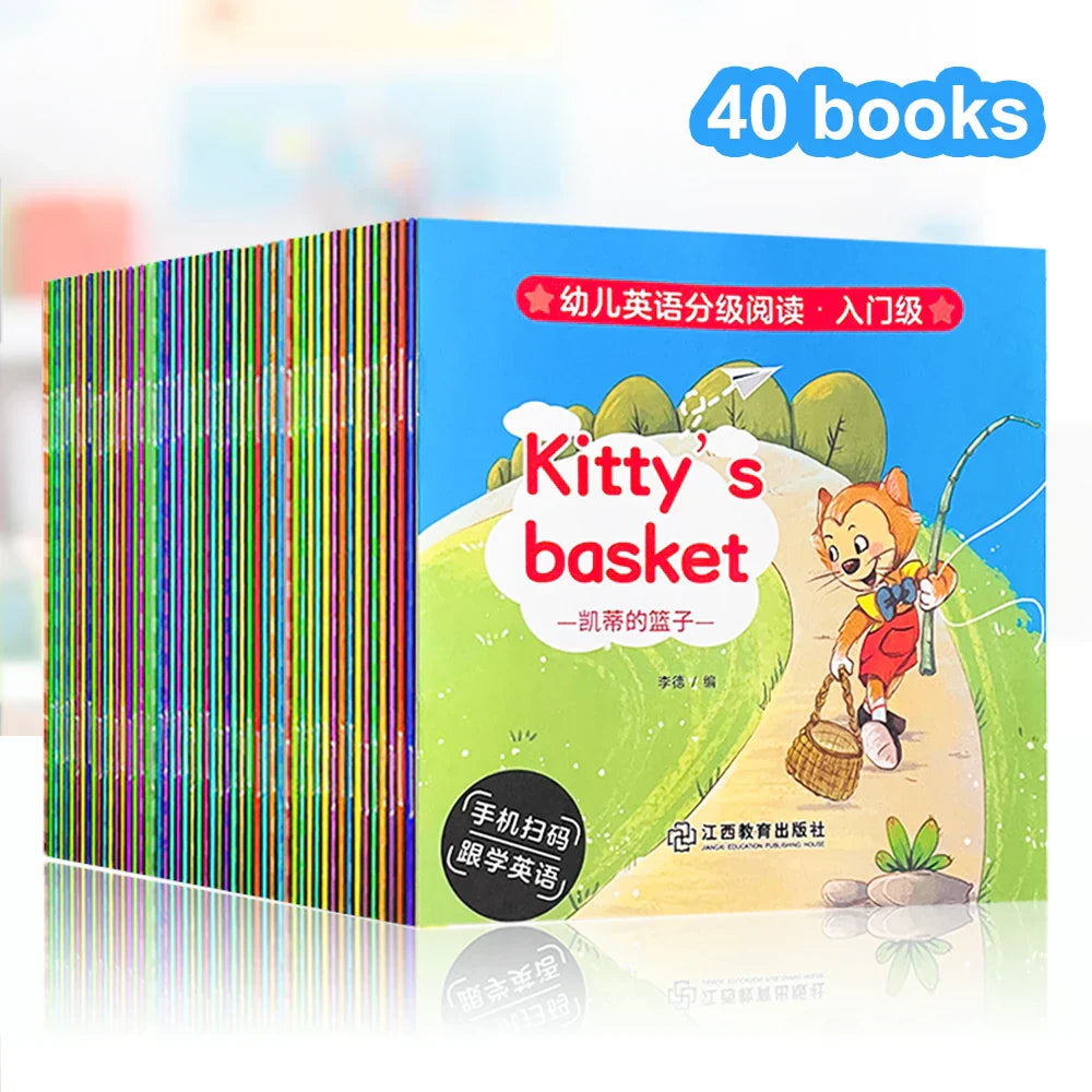 Kids English Words Learning Picture Books Montessori Bedtime