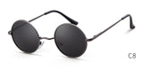 Round Sunglasses Men Polarized UV400 High Quality Brand