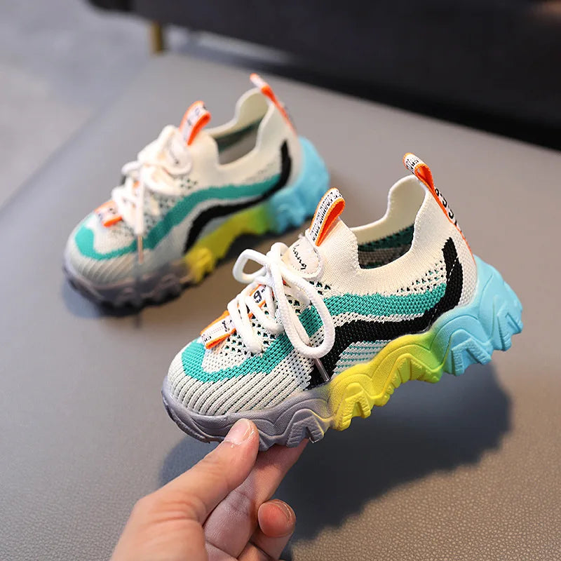 Summer Children's Sneakers 2024 New Mesh Breathable Small