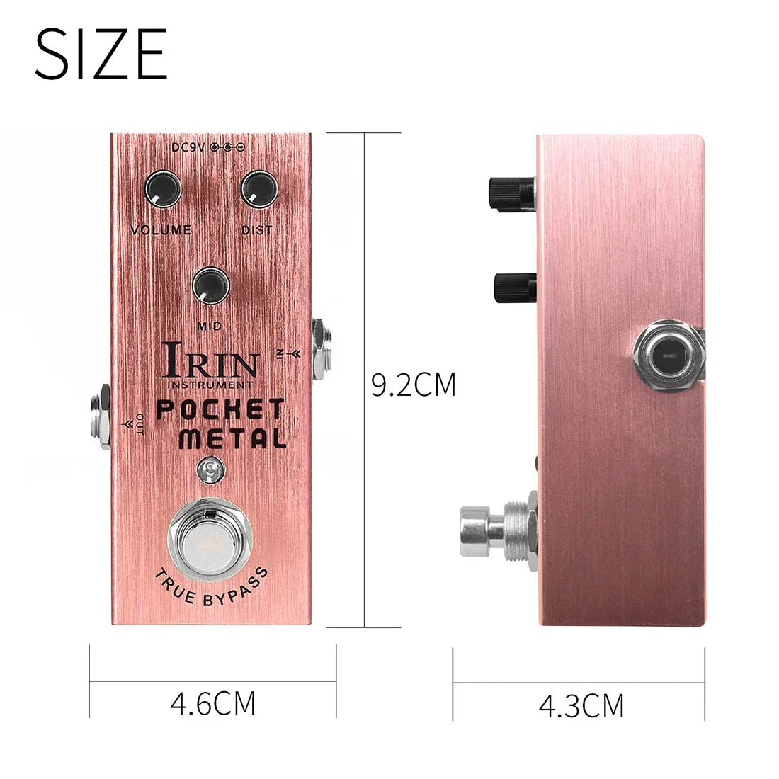 IRIN AN-04 Pocket Metal Electric Guitar Effect Metal