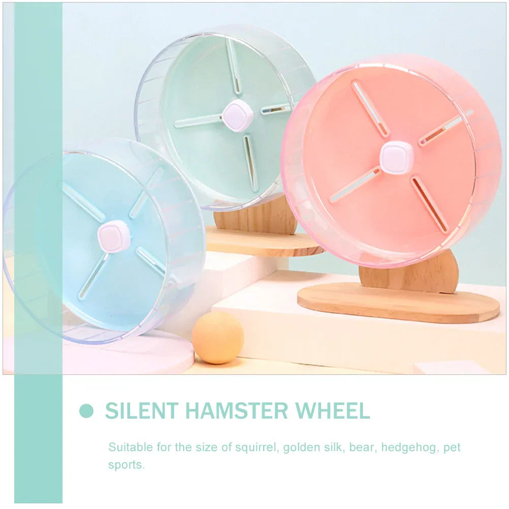 Hamster Running Wheel Stable Chinchilla Small Cage Silent