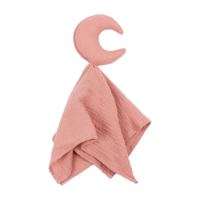 Pure Cotton Muslin Baby Bib Cute Goose Sleeping