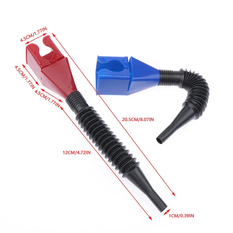 1Pc Car Refueling Funnel Gasoline Foldable Engine Oil