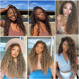 X-TRESS Braided Wigs Lace Front Wig for Black