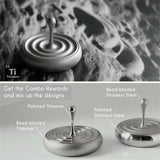 Spinning Top Rotating Magnetic Decoration Desktop Droplets Spiner