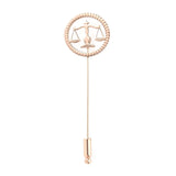 Qi Qi Wu Libra Balance Advocate Lawyer Brooch