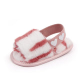 Fashion Faux Fur Baby Shoes For Newborn Spring
