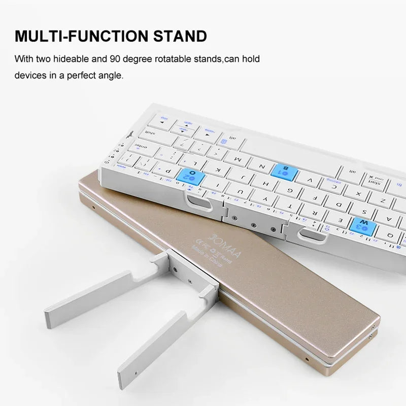Folding Mini Keyboard Wireless Bluetooth Keypad Supported 3