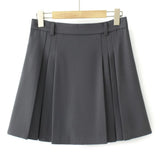 2023 Autumn Clothes Women Pleated Skirt Plus Size