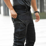 Men's Tactical Jeans Military Denim Cargo Pants Multi-pocket