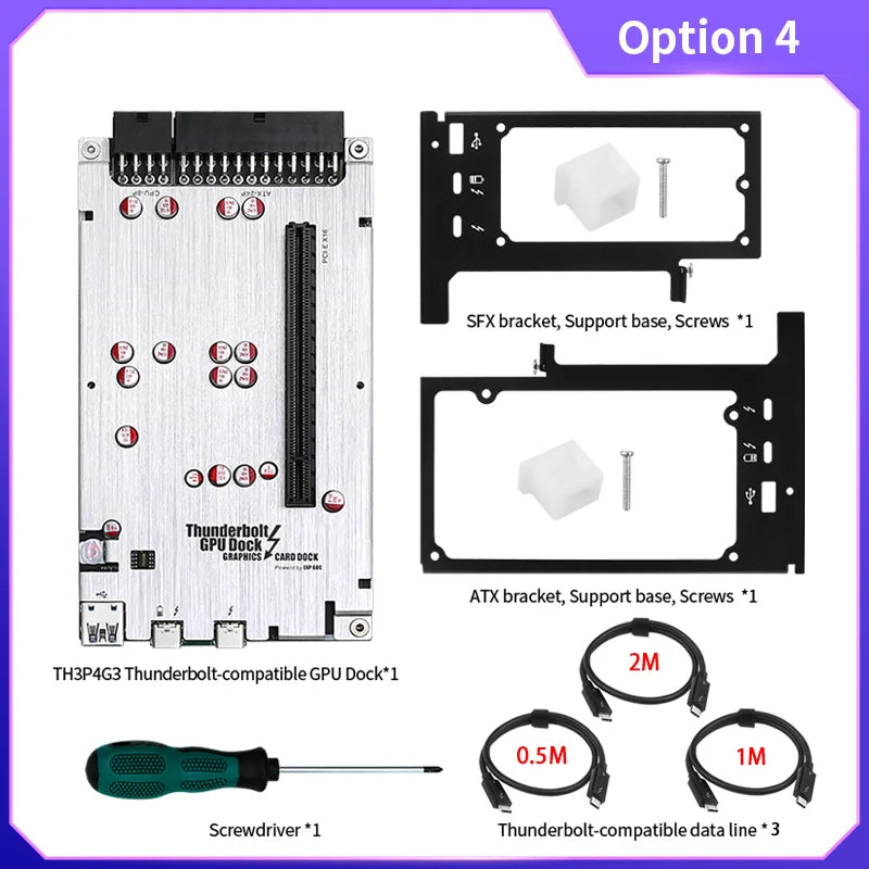 Thunderbolt-compatible GPU Dock TH3P4G3mini Graphics Card USB3.0 Extended
