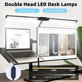 Double Head LED Clip Desk Lamp Architect Table