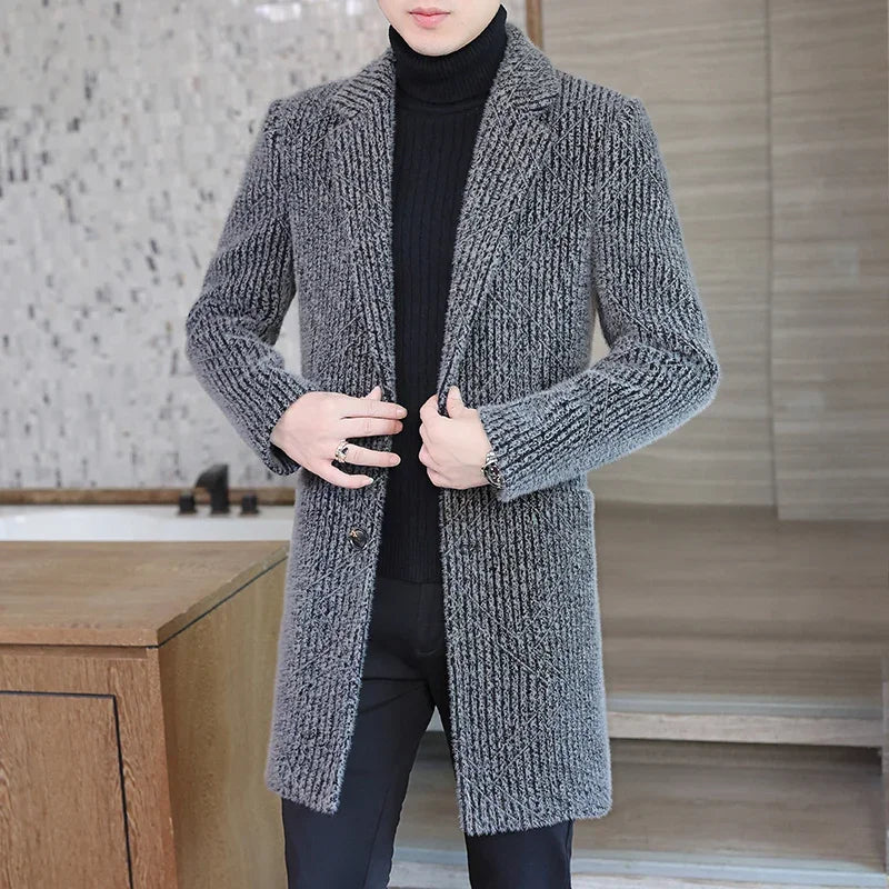 2023 High-end Feel Men Fashion Handsome All Woolen