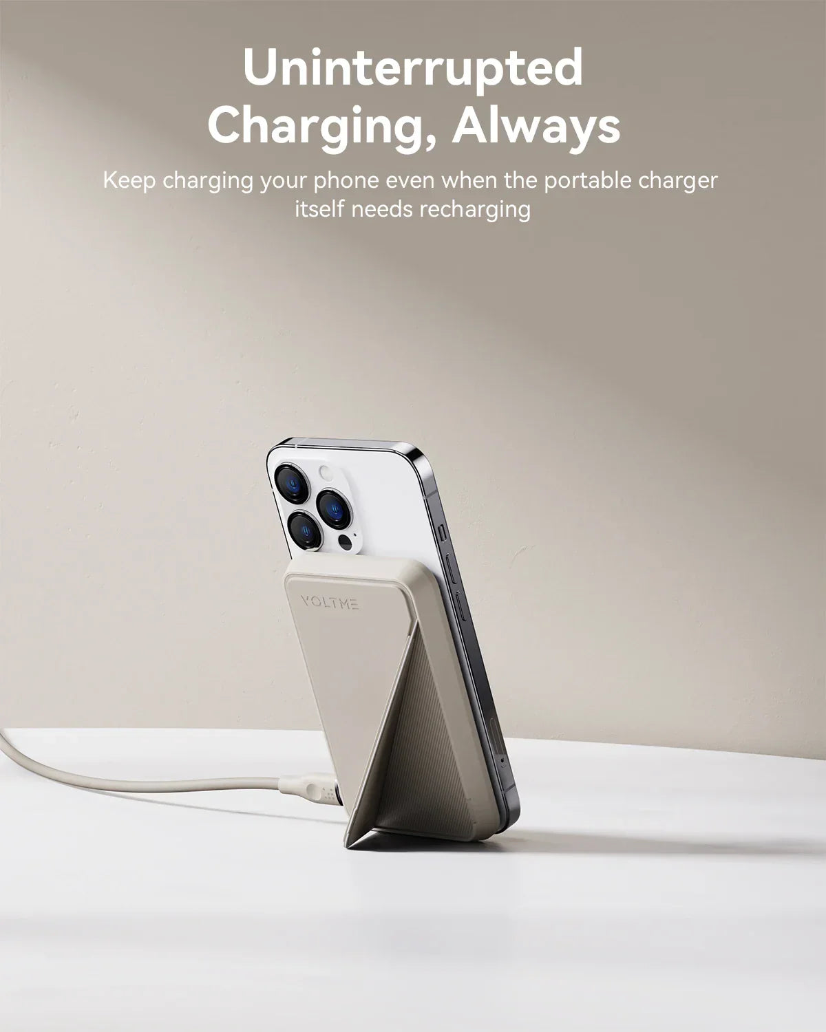 VOLTME Magpak Power Bank 5000mAh 15W Wireless Phone