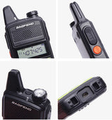 2pcs Baofeng BF T1 Mini Walkie Talkie Ham