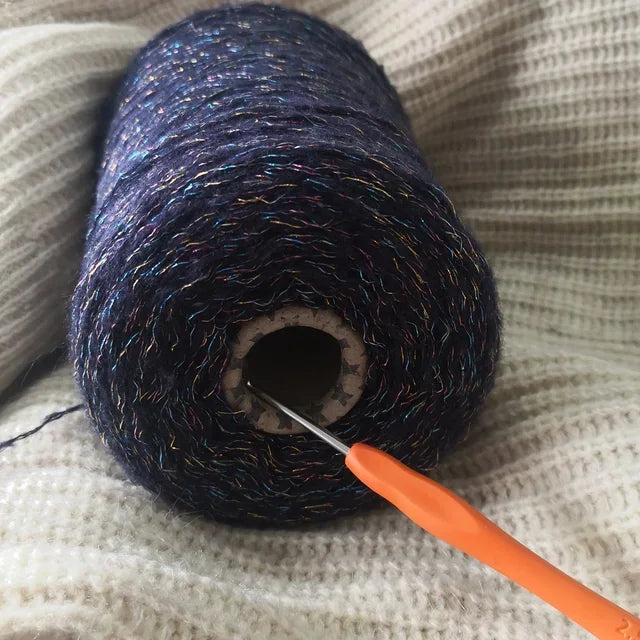 500g Mohair Silk Wool Yarn For Knitting Plush