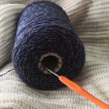 500g Mohair Silk Wool Yarn For Knitting Plush