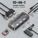 4K 5GB USB C Hub Dock Station Type