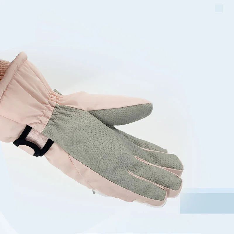 Cartoon Kids Gloves Thickened Warm Winter Ski FiveFinger