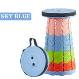 Portable Folding Camping Stools, Outdoor Telescopic Picnic Stools,