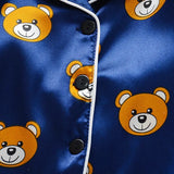 Toddler Silk Satin Pajamas Pyjamas Set Baby Sleepwear