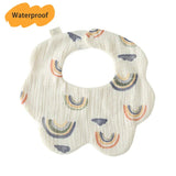 New Thickened 7 Layers Cotton Waterproof Baby Bibs