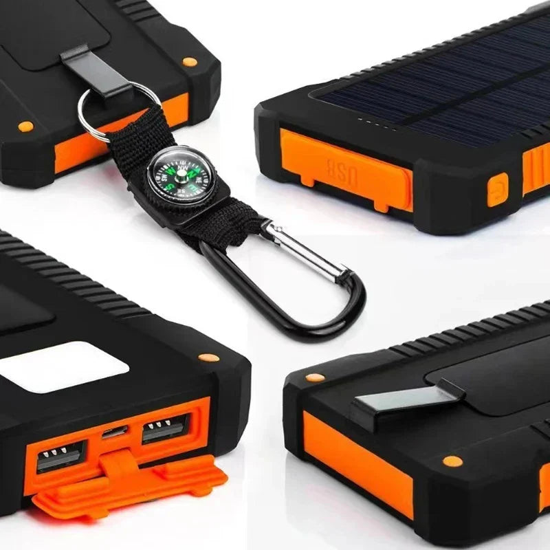 New 200000mah Large Portable Capacity Solar Power Bank