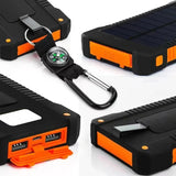 New 200000mah Large Portable Capacity Solar Power Bank