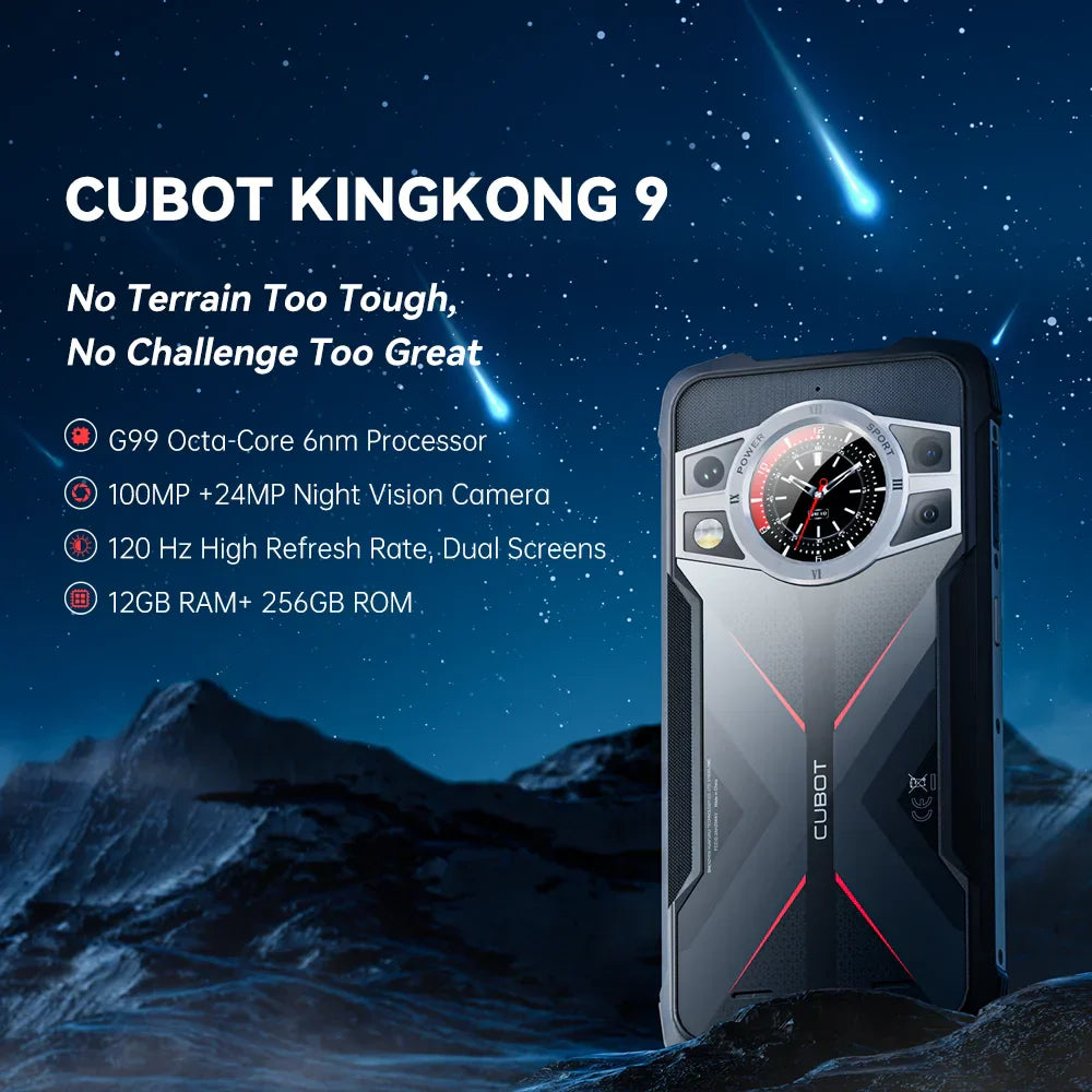 New Rugged Smartphone Cubot King Kong 9, Helio