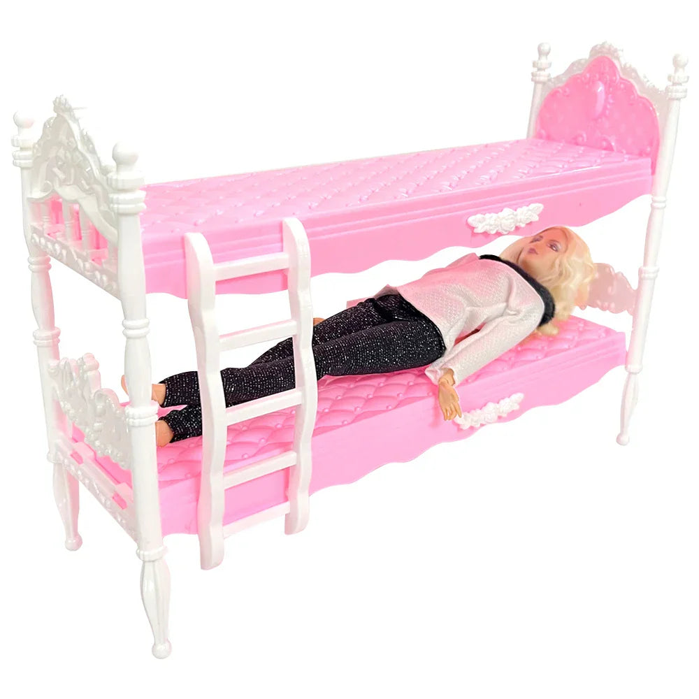 NK Official 1 Pcs Pink Bunk Bed Princess