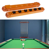 6pcs Billiard Cue Holder Wall Hanging Fishing Rod