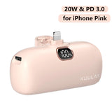 KUULAA Mini Power Bank 5000mAh PowerBank QC PD