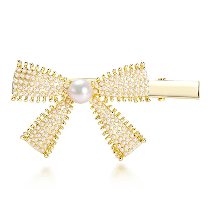 ZHBORUINI 2022 Natural Freshwater Pearl Hair Clips Ladies