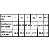 Nonslip Wearresistant Thick Waterproof Shoes Men Women's Reusable